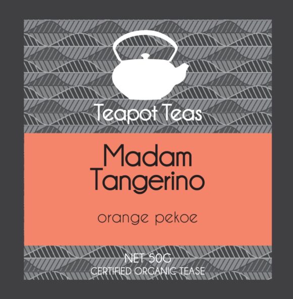 madam tangerino orange pekoe by teapot teas