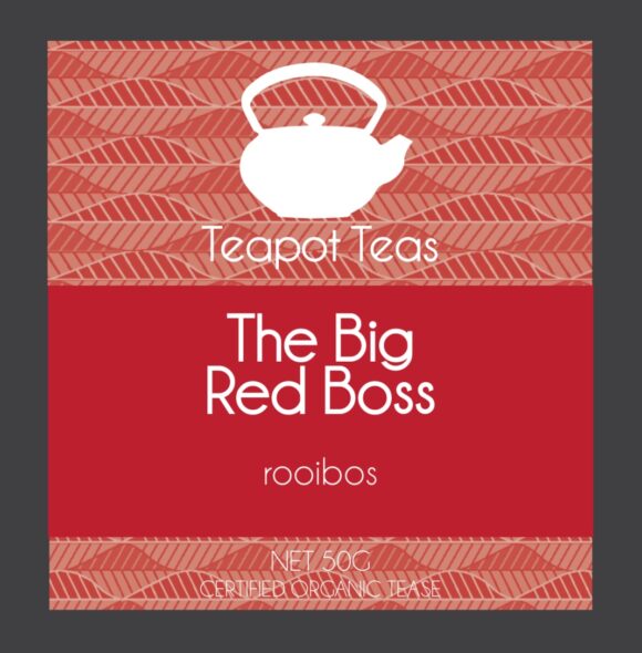 the big red boss_rooibos_teapot teas_lable